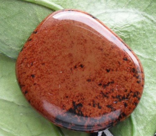 Obsidián moka 40x35x8mm — foto 2