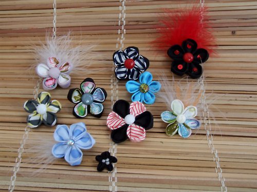 Kanzashi námořnická — foto 2