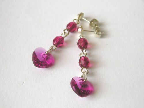 Swarovski fuchsie...sleva — foto 3