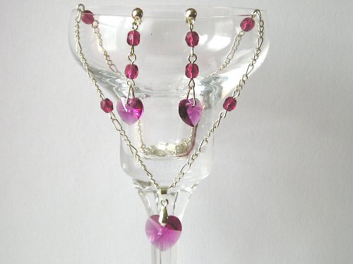 Swarovski fuchsie...sleva — foto 4