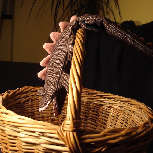 Krokodýl Penál hnědorůžový — foto 4