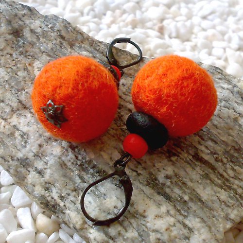 Winter fashion - orange — foto 2