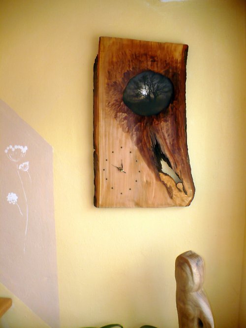 Dřevěné hodiny — foto 4