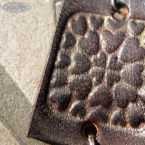 Kožené náušnice Hearts — foto 4