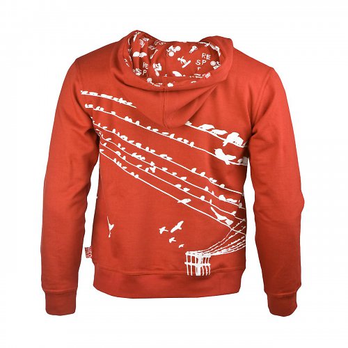 Mikina HOOD SPIDER birds — foto 2