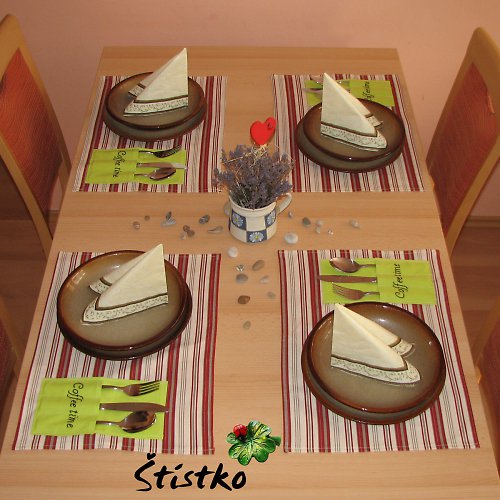 Prostírání s kapsami - Coffee time — foto 2