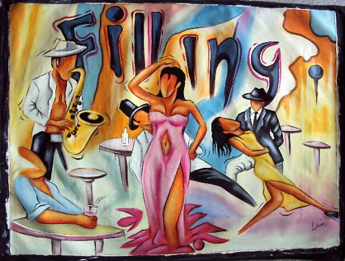 Cantante en un bar — foto 2