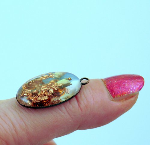 Orgonitový přívěsek - Laeserový Č6 — foto 2