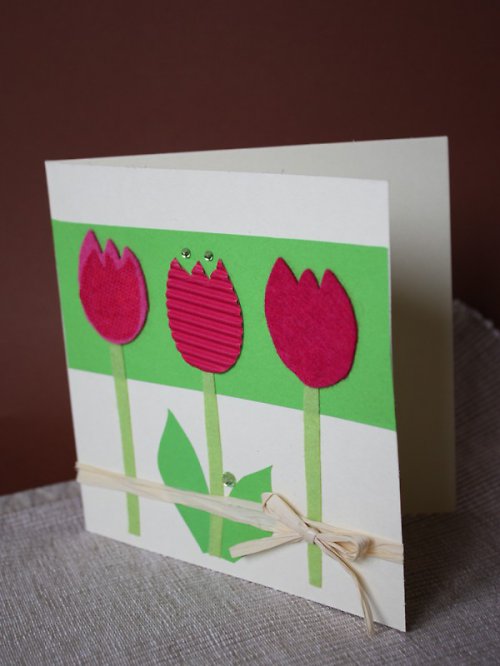 Tulipánky - velikonoční přání — foto 2