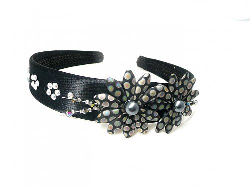 Čelenka : " Dotty black marguaritas " — foto 3