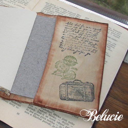 Plátěný zápisník s letadlem — foto 3