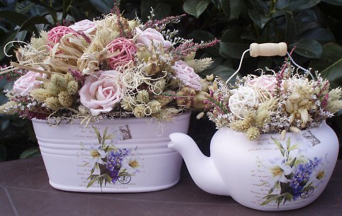 Keramický oválný květník — foto 4