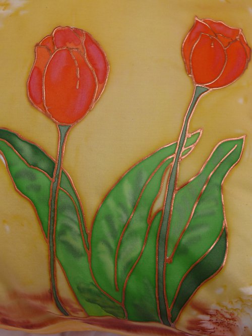 Polštářek tulipány — foto 3