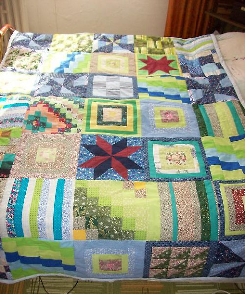 Mixed mix - výprodej velká patchwork deka — foto 2