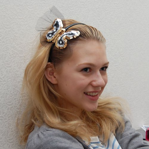 Noční motýlek ... čelenka — foto 4