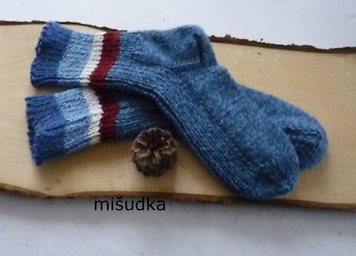 Ponožky jako od maminky - modré 26 — foto 3