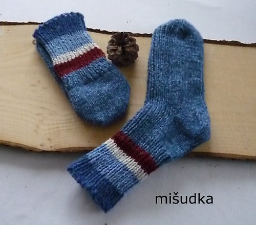 Ponožky jako od maminky - modré 26 — foto 4