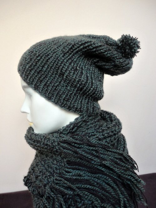Pánská souprava - čepice a šála — foto 3