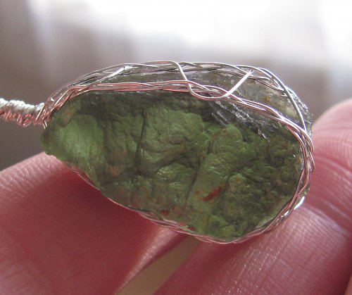 Vltavínový šperk ( moldavite pendant ) — foto 4