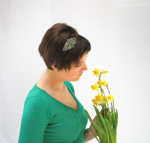 Čelenka : " Greeny vintage " — foto 3