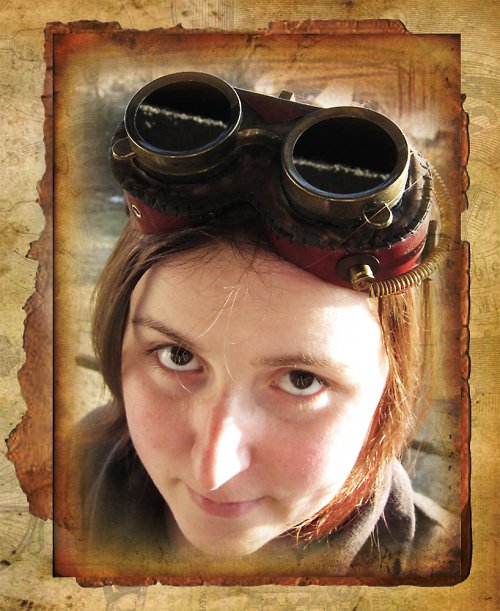 Steampunkové brýle Aviator red II — foto 5