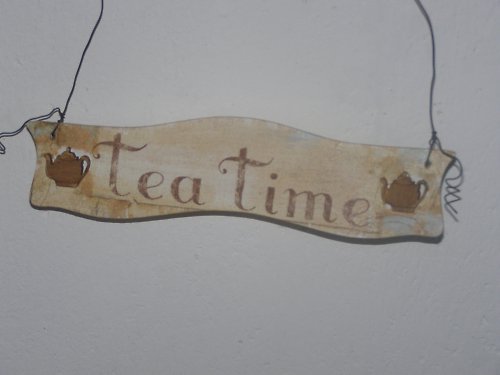 Oboustranná cedulka TEA TIME — foto 2
