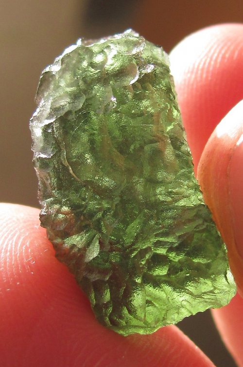 Vltavínek (moldavite) Besednice — foto 3