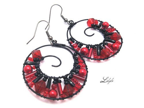 Přívěsek - black&red — foto 3