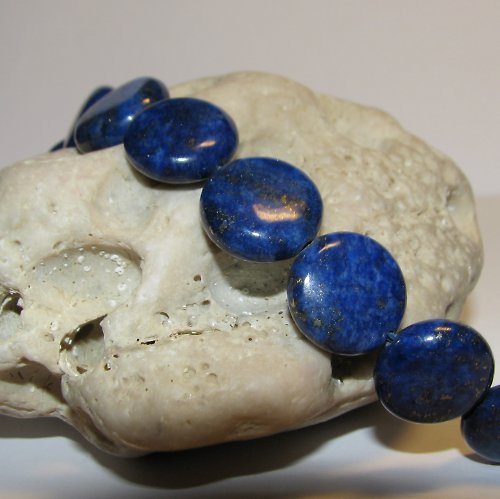 LA207/2 - Lapis lazuli kolečko 11 mm — foto 2