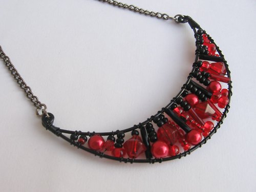 Náhrdelník Blac & Red II — foto 2