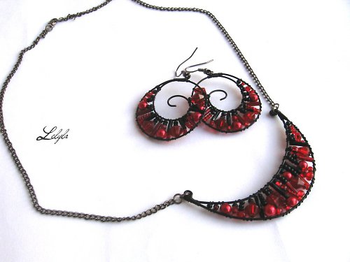 Náhrdelník Blac & Red II — foto 3