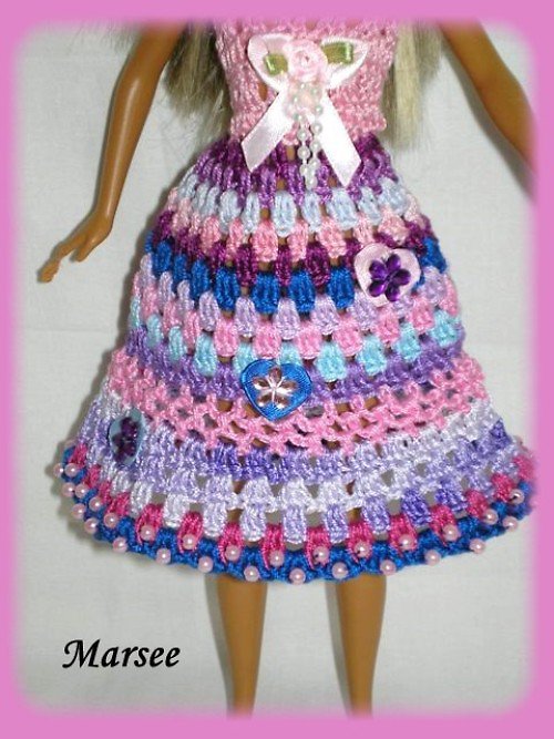 Plesové šatky pro barbie — foto 2