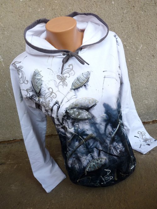 Mikina (typ-AD), "LISTY", XL,rezervace — foto 2
