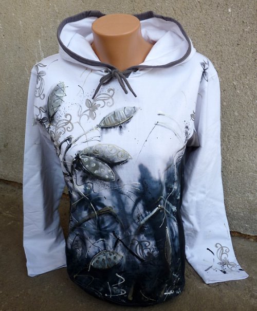 Mikina (typ-AD), "LISTY", XL,rezervace — foto 4