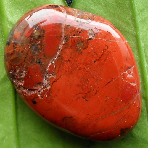 Jaspis brekcie 42x31x9mm — foto 2