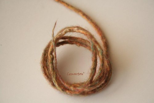 Šnůrka, návlekový materiál_Merino+silk — foto 3