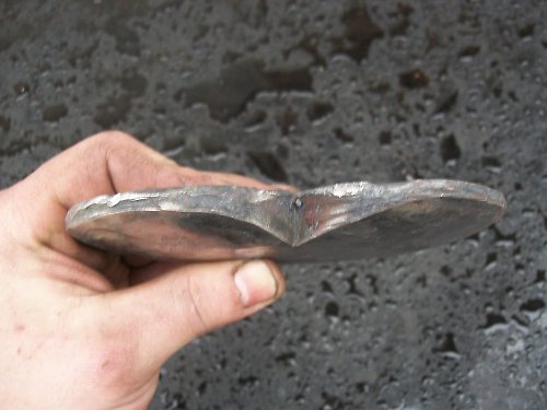 Kované plastické srdce z plného materiálu — foto 6
