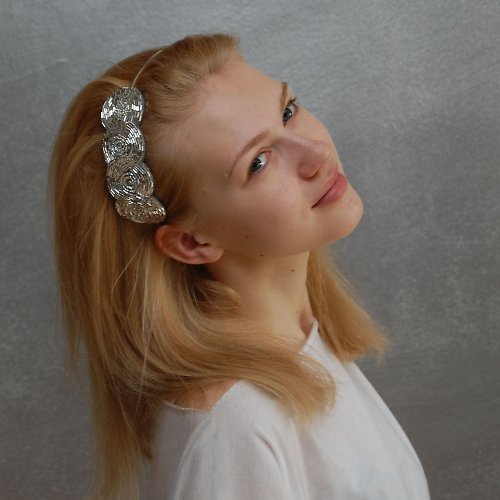 Stříbrné koule ... čelenka — foto 4
