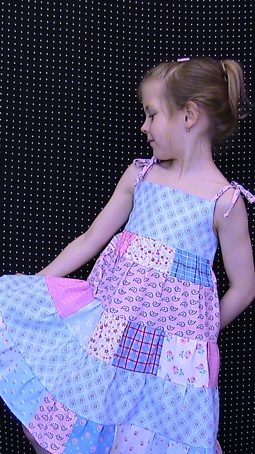 Tyrkysovo-Růžový Patchwork — foto 3