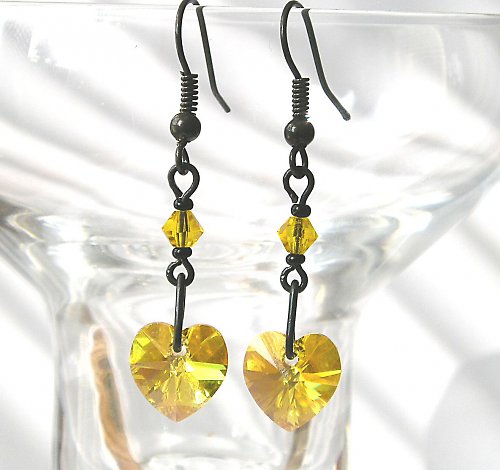 Swarovski light topaz...sleva — foto 3