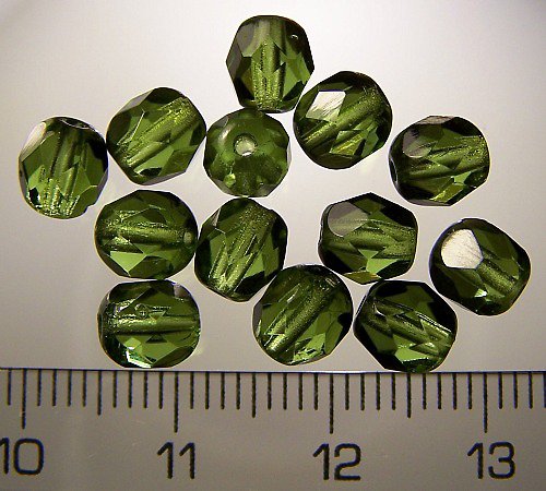 Broušené korálky Jablonex-10ks — foto 2