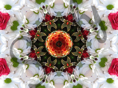 Mandala slavnostní kytice — foto 4