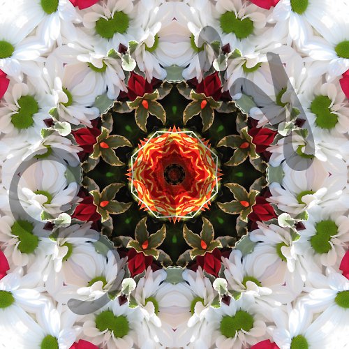 Mandala slavnostní kytice — foto 2
