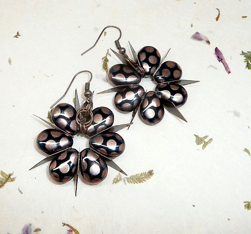 Naušnice : " Marguaritas bronz " — foto 2