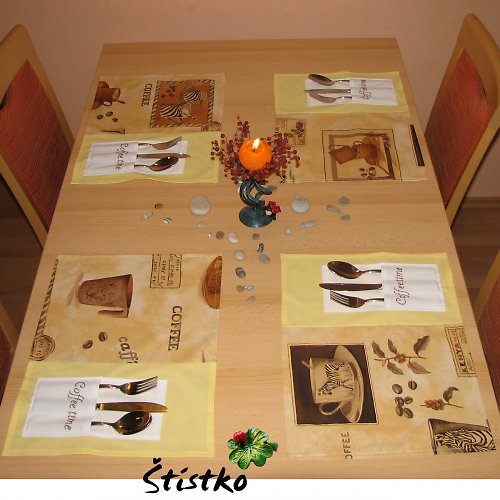 Prostírání s kapsami - Coffee time — foto 5
