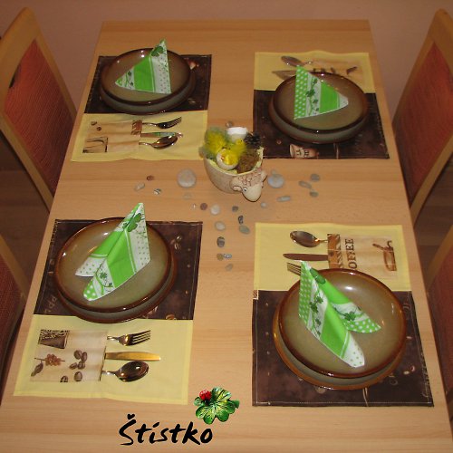 Prostírání s kapsami - Coffee time — foto 2