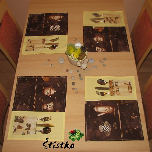 Prostírání s kapsami - Coffee time — foto 4