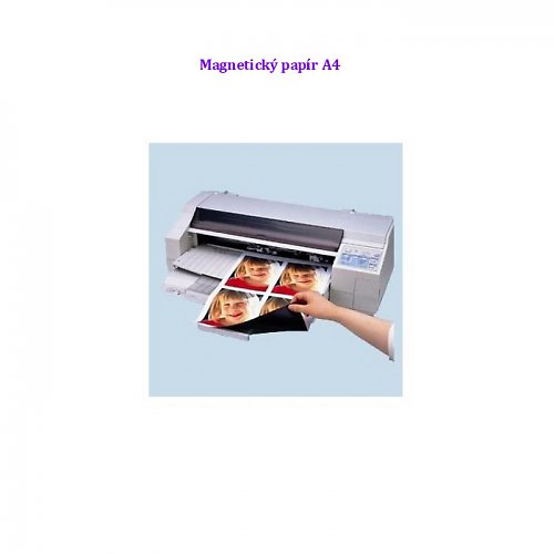 Magnetický papír A4 bílý — foto 2