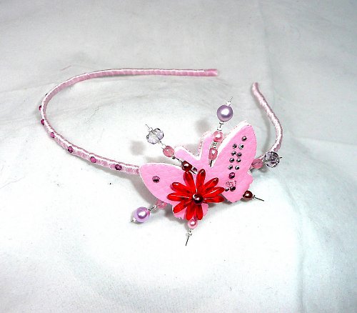 Čelenka : " Pinky butterfly " — foto 3