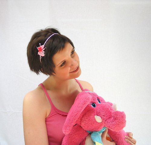 Čelenka : " Pinky butterfly " — foto 4